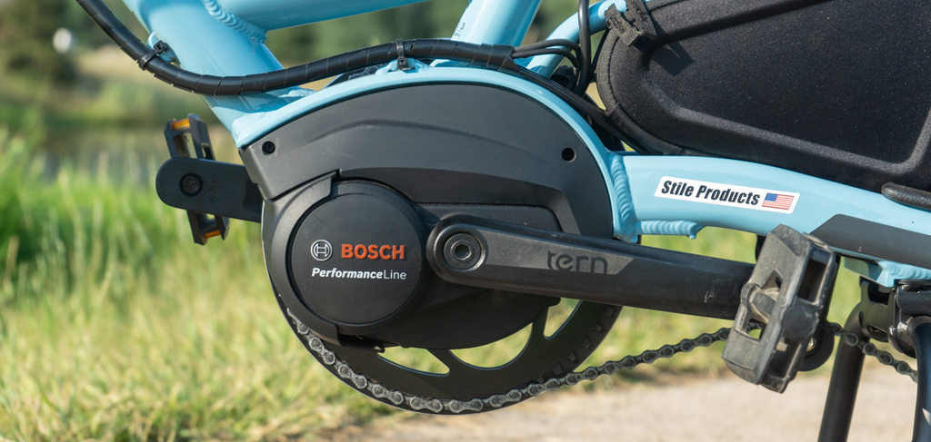 A Bosch motor on a Tern ebike