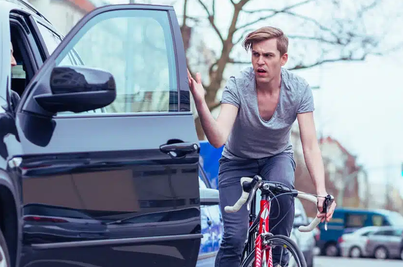 Car dooring accident is extremely dangerous and hard to avoid.