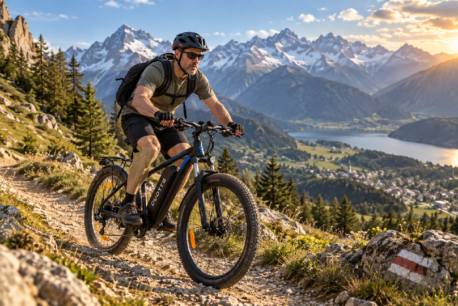 DUOTTS C29-K 29-inch wheels and Shimano 21-speed drivetrain
